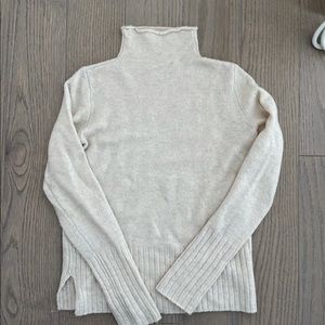 Madewell cream mock turtleneck sweater